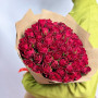 51 красная роза (Кения) фото 3